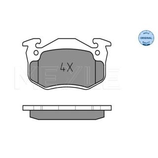 Stabdžių trinkelių rinkinys, diskinis stabdys MEYLE 025 206 3415