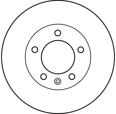 Stabdžių diskas TRW DF4234