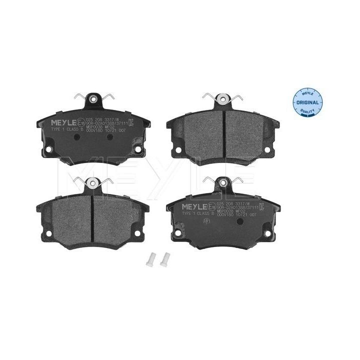 Stabdžių trinkelių rinkinys, diskinis stabdys MEYLE 025 208 3317/W