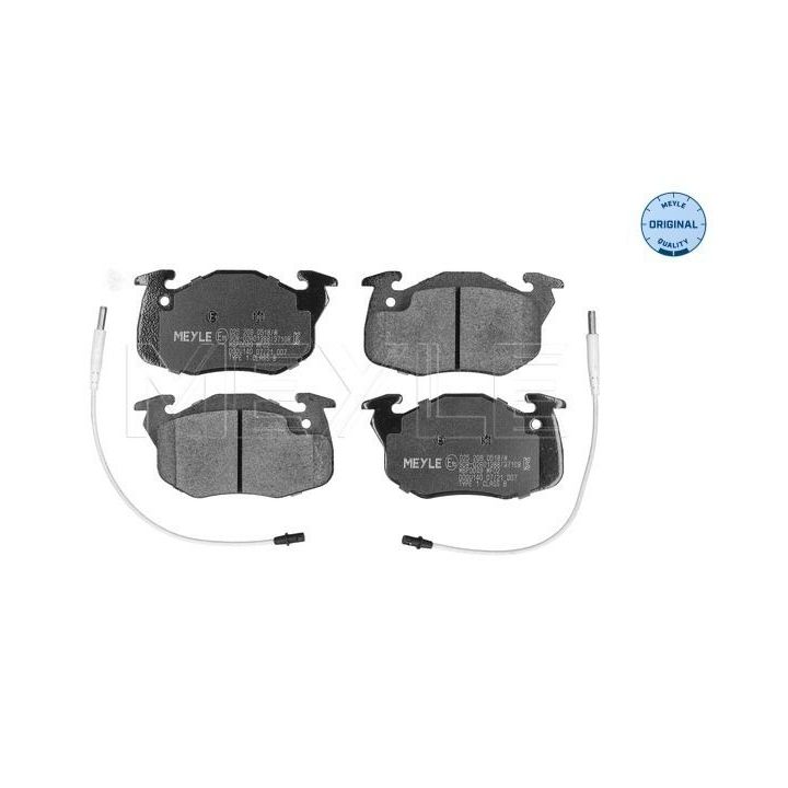 Stabdžių trinkelių rinkinys, diskinis stabdys MEYLE 025 209 0518/W