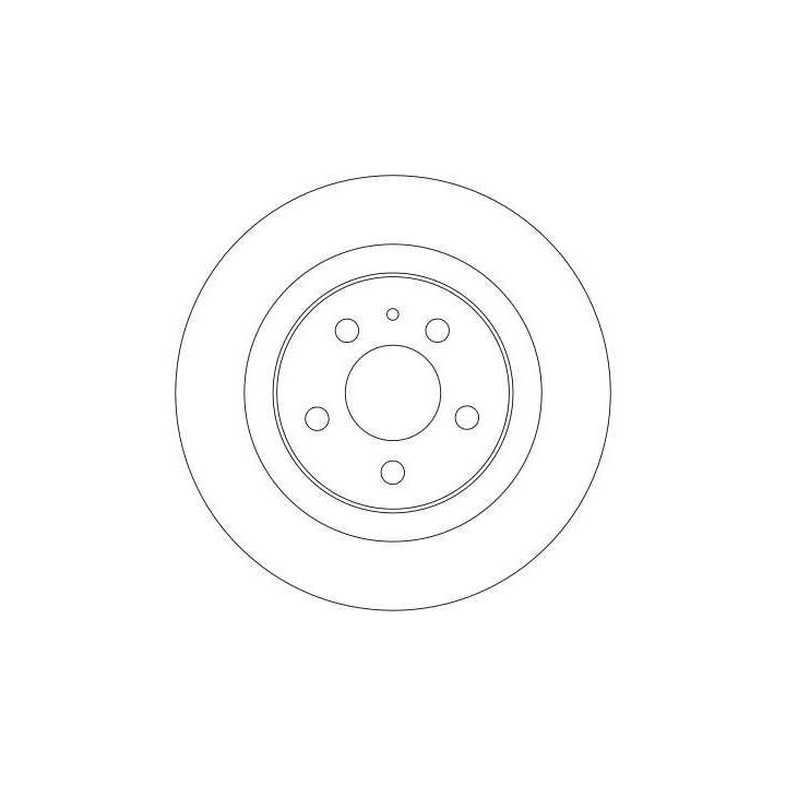 Stabdžių diskas TRW DF4256