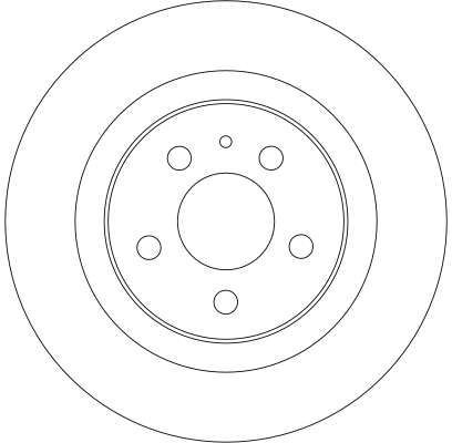 Stabdžių diskas TRW DF4256