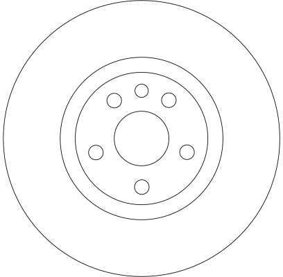 Stabdžių diskas TRW DF4257