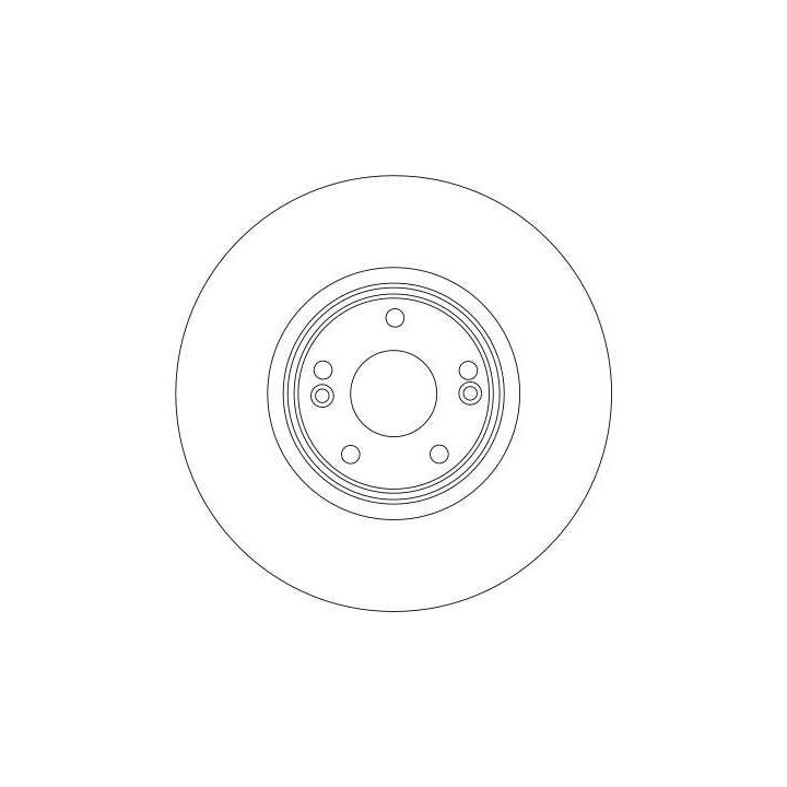 Stabdžių diskas TRW DF4259S