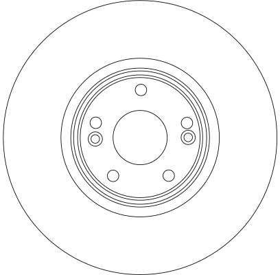 Stabdžių diskas TRW DF4259S