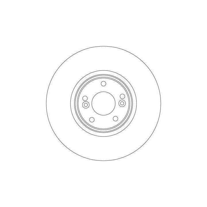 Stabdžių diskas TRW DF4260S