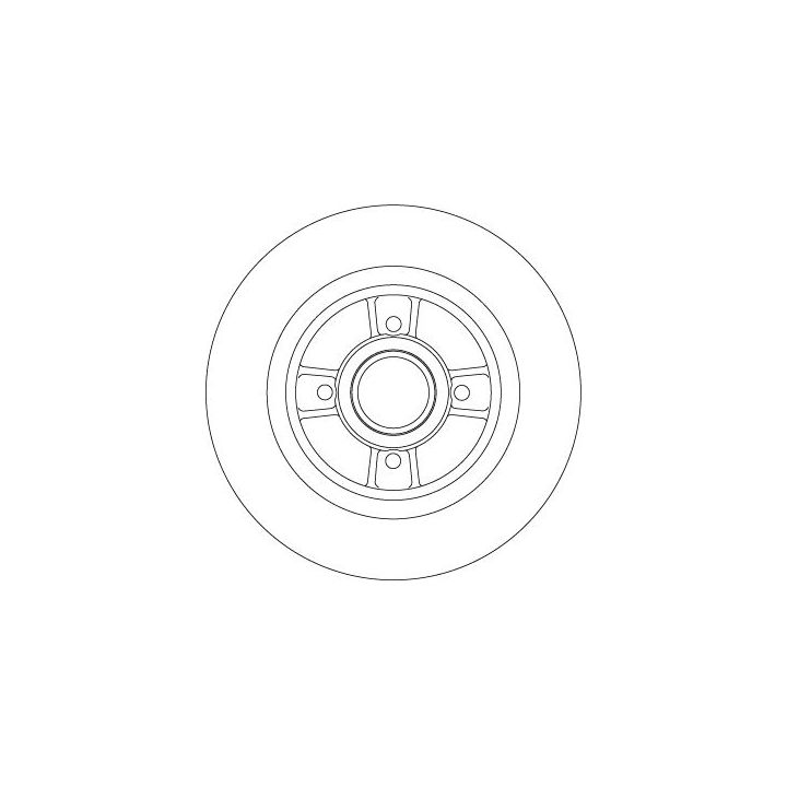 Stabdžių diskas TRW DF4272BS