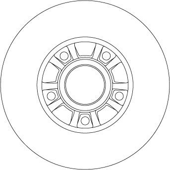 Stabdžių diskas TRW DF4273BS