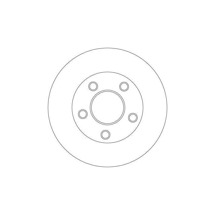 Stabdžių diskas TRW DF4273S