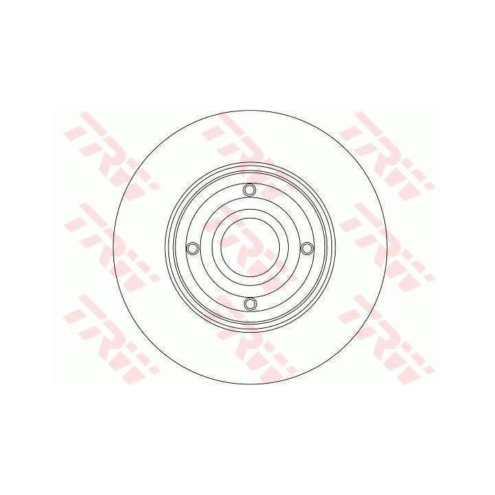 Stabdžių diskas TRW DF4274