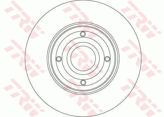 Stabdžių diskas TRW DF4274
