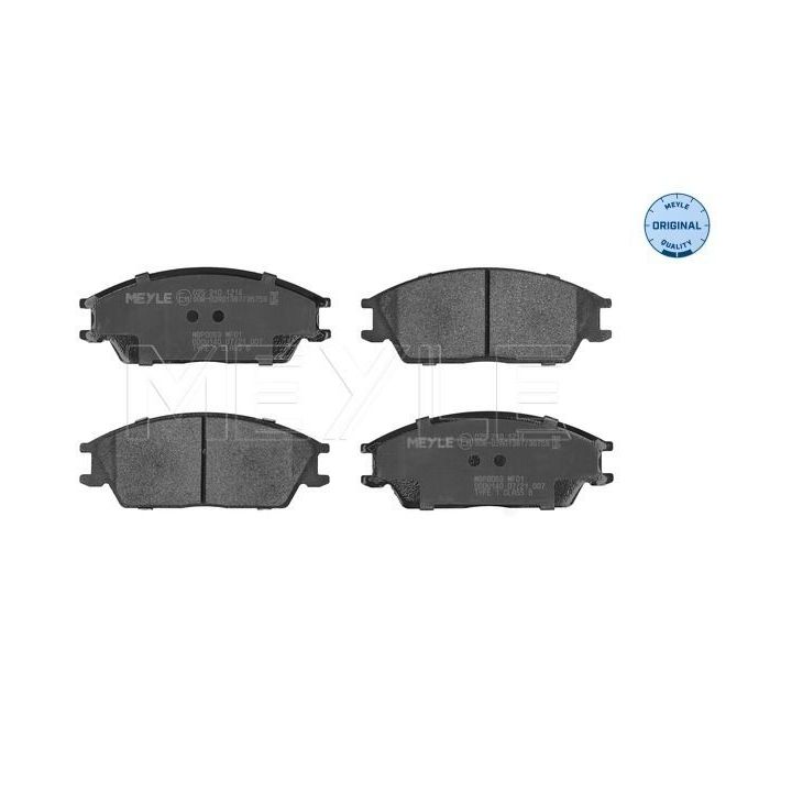 Stabdžių trinkelių rinkinys, diskinis stabdys MEYLE 025 210 1214