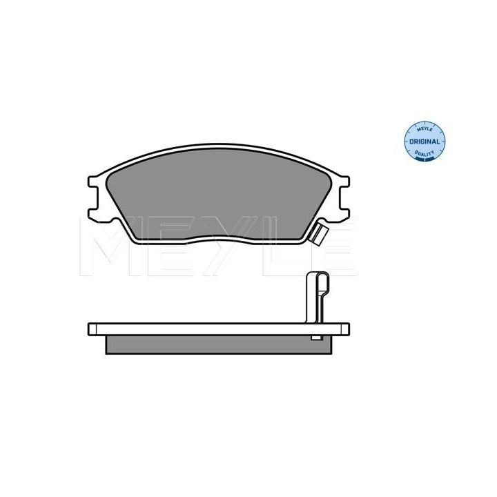 Stabdžių trinkelių rinkinys, diskinis stabdys MEYLE 025 210 1214/W