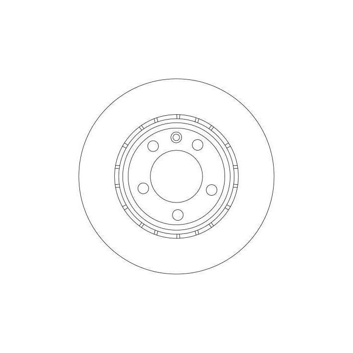 Stabdžių diskas TRW DF4275S