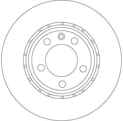 Stabdžių diskas TRW DF4275S