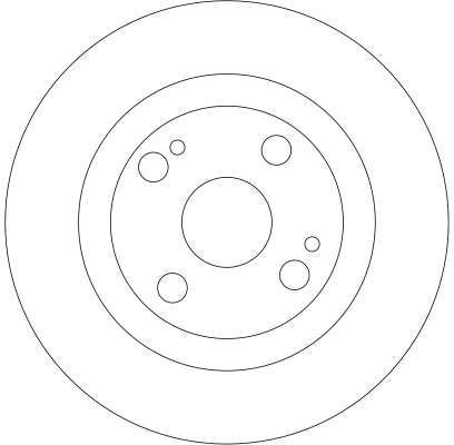 Stabdžių diskas TRW DF4278