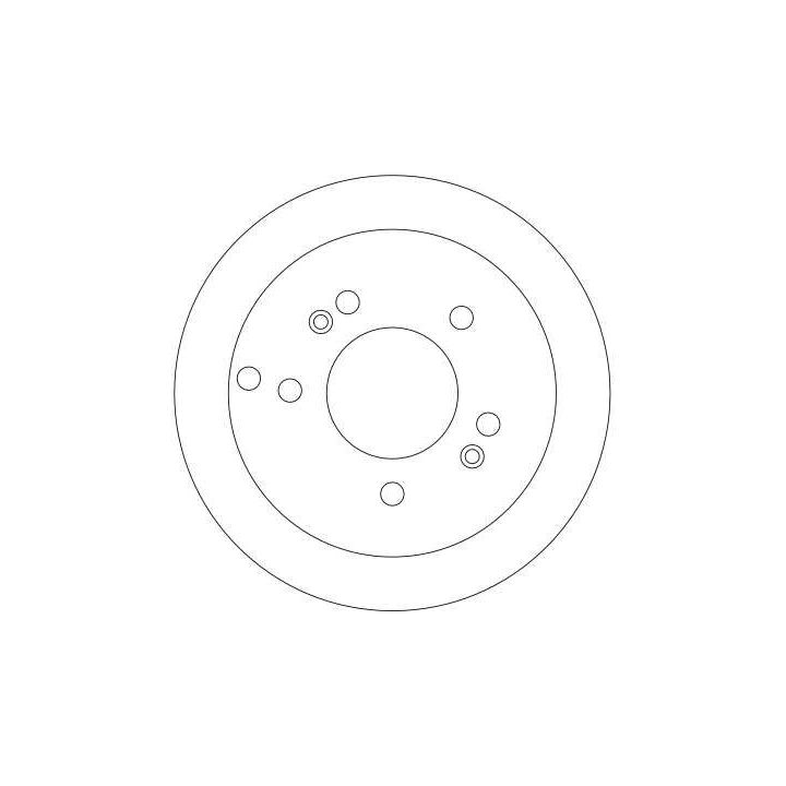 Stabdžių diskas TRW DF4281