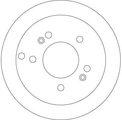 Stabdžių diskas TRW DF4281