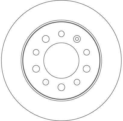 Stabdžių diskas TRW DF4282