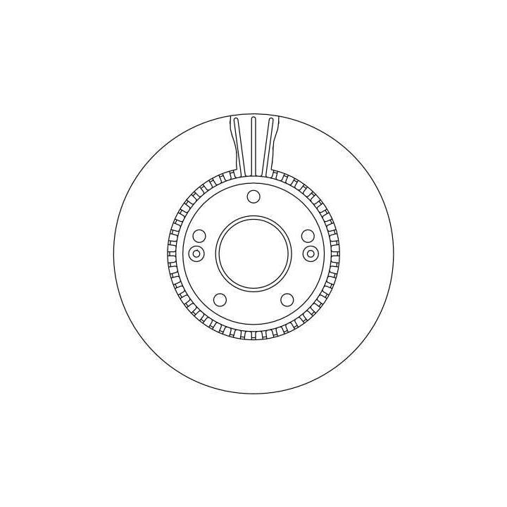 Stabdžių diskas TRW DF4283
