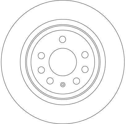 Stabdžių diskas TRW DF4284