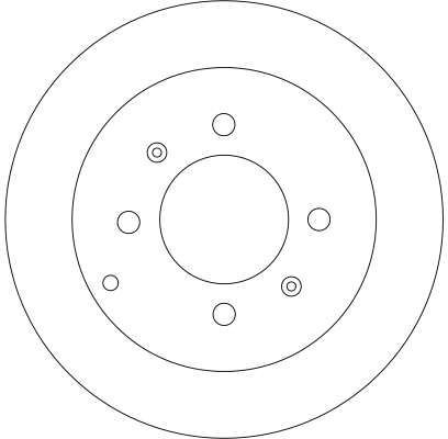 Stabdžių diskas TRW DF4286