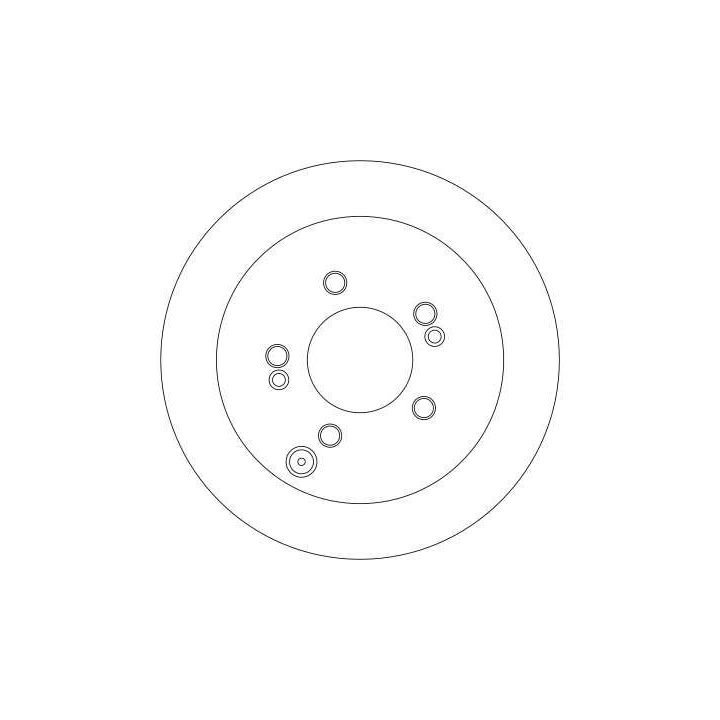 Stabdžių diskas TRW DF4287