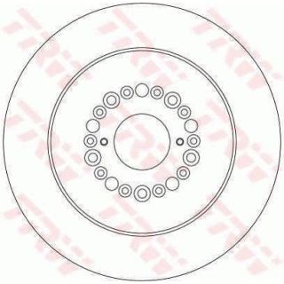 Stabdžių diskas TRW DF4289