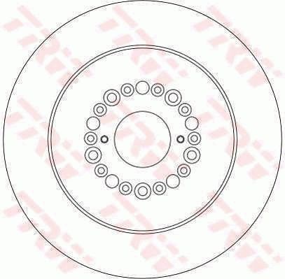 Stabdžių diskas TRW DF4289