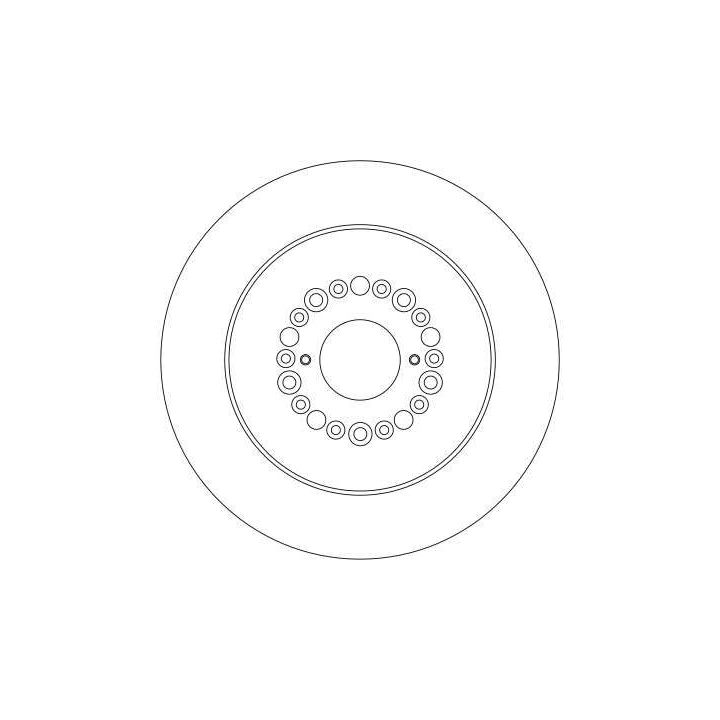 Stabdžių diskas TRW DF4289