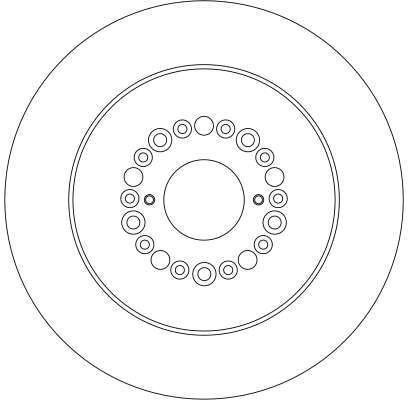 Stabdžių diskas TRW DF4289