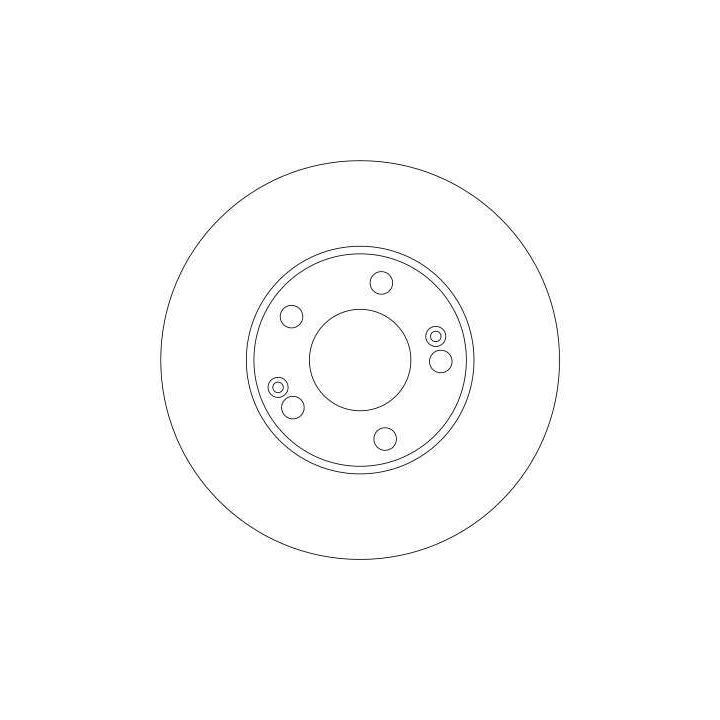 Stabdžių diskas TRW DF4291