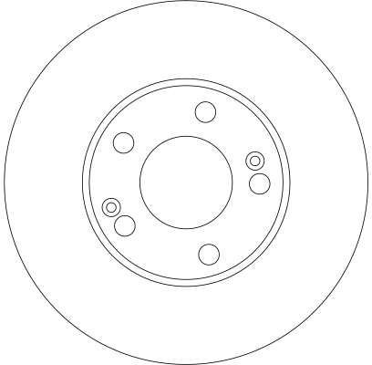 Stabdžių diskas TRW DF4291