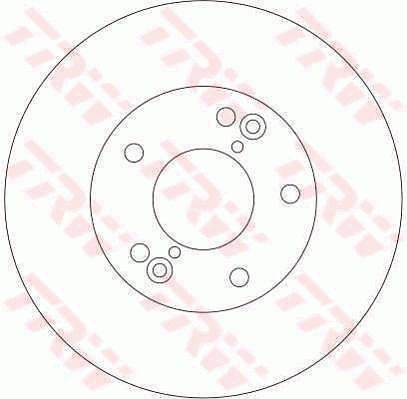 Stabdžių diskas TRW DF4292
