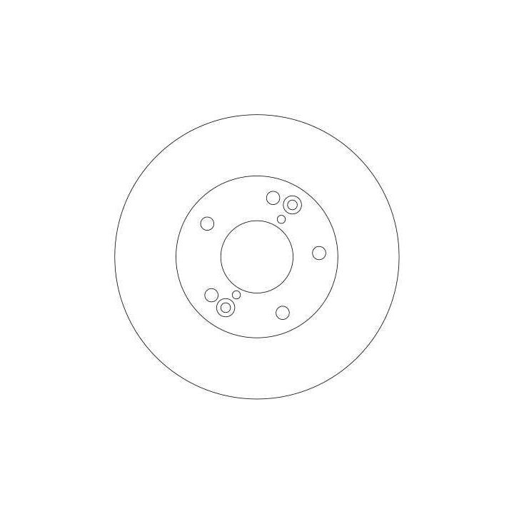 Stabdžių diskas TRW DF4292