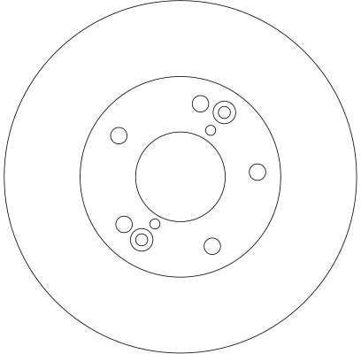 Stabdžių diskas TRW DF4292