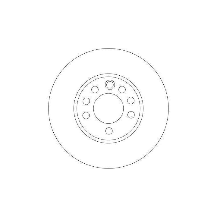 Stabdžių diskas TRW DF4293