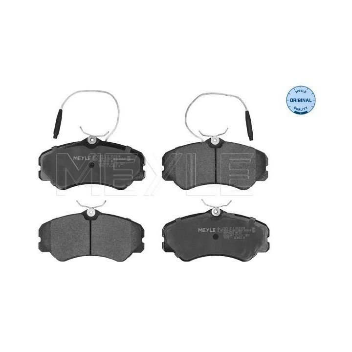 Stabdžių trinkelių rinkinys, diskinis stabdys MEYLE 025 212 0519/W