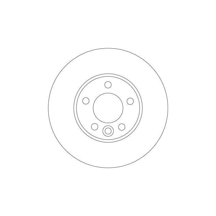 Stabdžių diskas TRW DF4309S