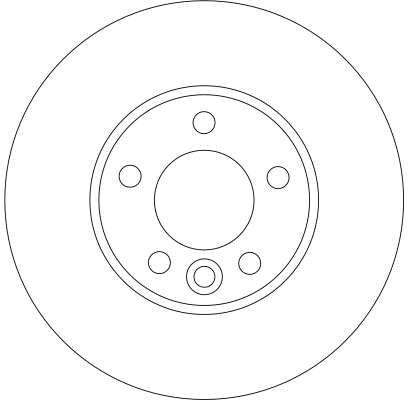 Stabdžių diskas TRW DF4309S