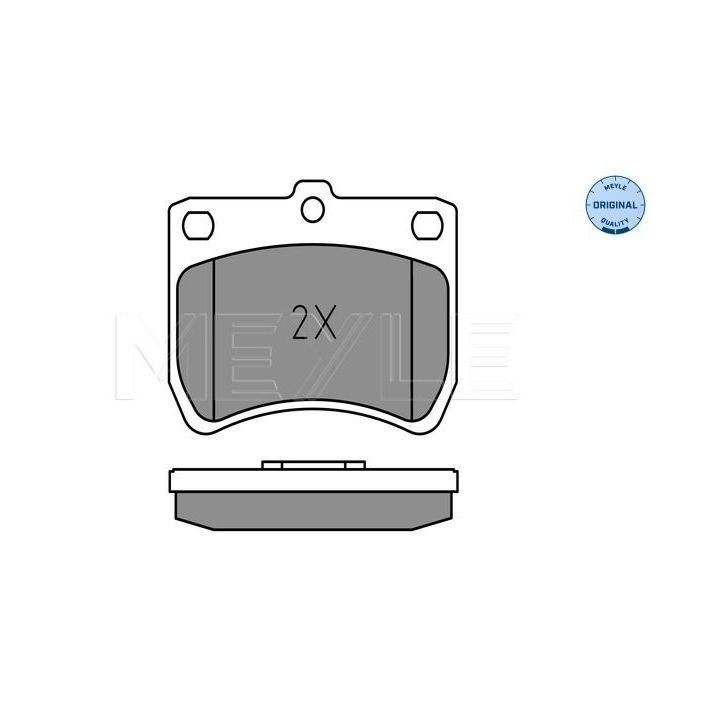 Stabdžių trinkelių rinkinys, diskinis stabdys MEYLE 025 213 5514/W