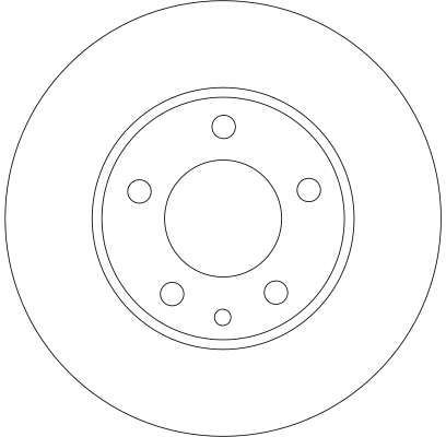 Stabdžių diskas TRW DF4328
