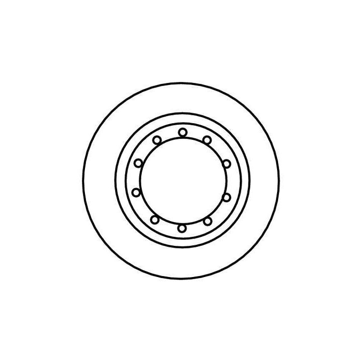 Stabdžių diskas TRW DF4329