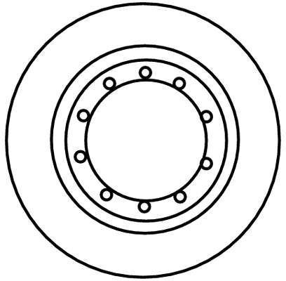Stabdžių diskas TRW DF4329