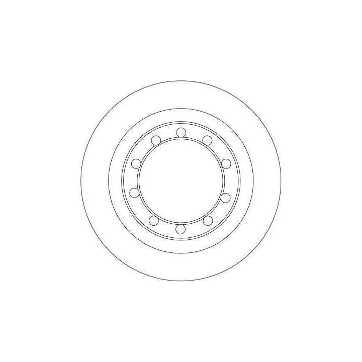 Stabdžių diskas TRW DF4330
