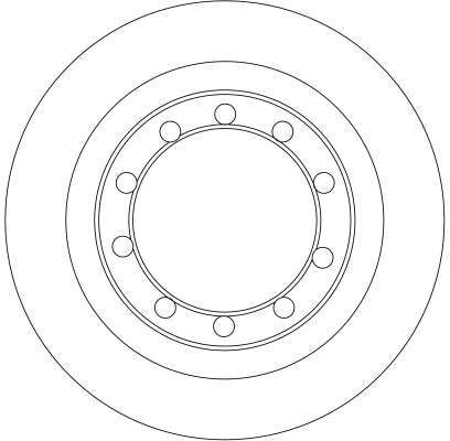 Stabdžių diskas TRW DF4330