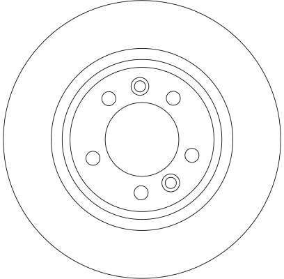 Stabdžių diskas TRW DF4351