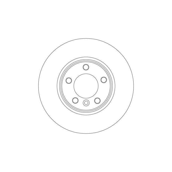 Stabdžių diskas TRW DF4359