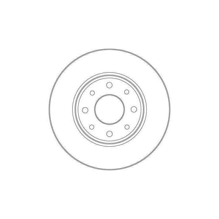 Stabdžių diskas TRW DF4375