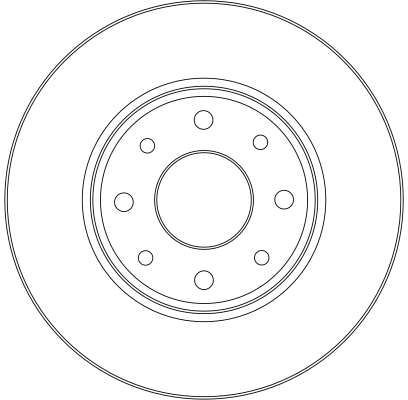 Stabdžių diskas TRW DF4375